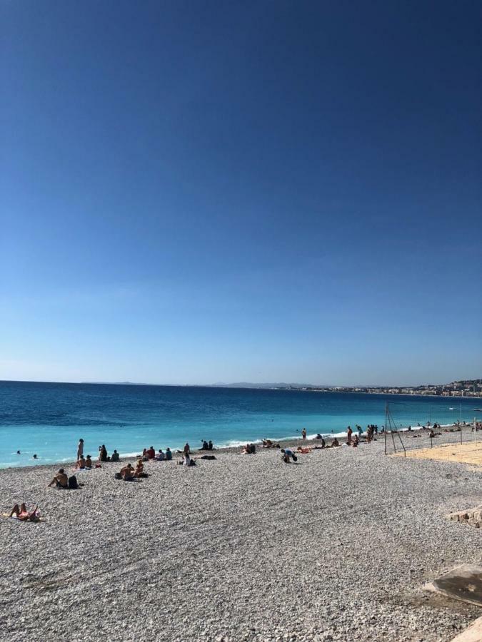 Appt A 150M De La Mer Apartment Nice Bagian luar foto